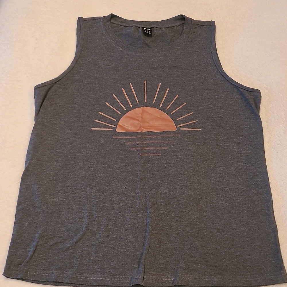 SHEIN Charcoal Sleeveless Top